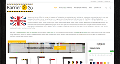 Desktop Screenshot of barrier2go.com